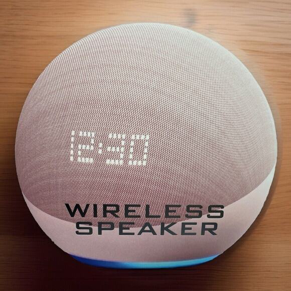 Bluetooth wireless speaker and clock with LED Radio Mode And Usb Charging {LA} - Picture 2 of 16